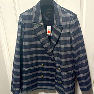 Banana republic factory plaid blazer